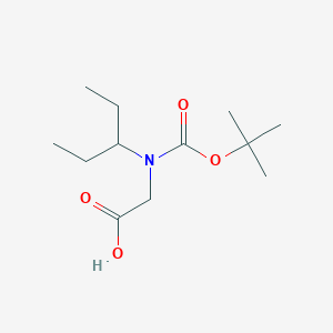 molecular formula C12H23NO4 B14882174 N-Boc-N-(1-ethylpropyl)-glycine 