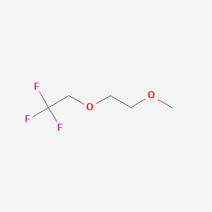 molecular formula C5H9F3O2 B14882415 1-(2,2,2-Trifluoroethoxy)-2-methoxyethane 