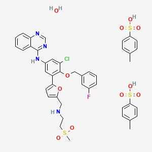 molecular formula C43H44ClFN4O11S3 B14882462 Lapatinib tosylate 