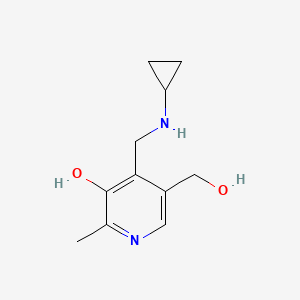 4-((Cyclopropylamino)methyl)-5-(hydroxymethyl)-2-methylpyridin-3-ol