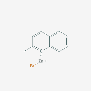 molecular formula C11H9BrZn B14882632 2-Methyl-1-naphthylZinc bromide 