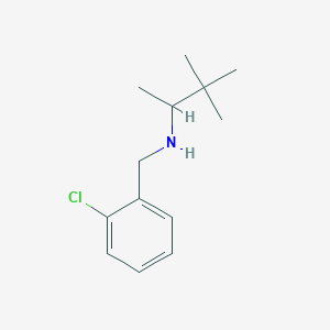 [(2-Chlorophenyl)methyl](3,3-dimethylbutan-2-yl)amine