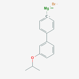 molecular formula C15H15BrMgO B14882708 magnesium;1-phenyl-3-propan-2-yloxybenzene;bromide 