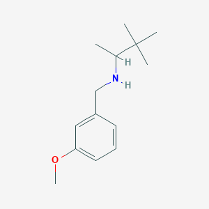 (3,3-Dimethylbutan-2-yl)[(3-methoxyphenyl)methyl]amine