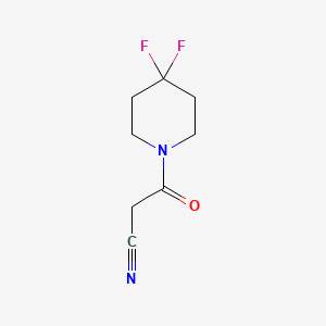 3-(4,4-Difluoropiperidin-1-yl)-3-oxopropanenitrile