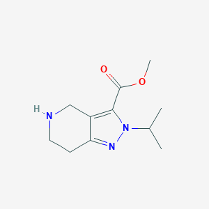 molecular formula C11H17N3O2 B1488281 methyl 2-isopropyl-4,5,6,7-tetrahydro-2H-pyrazolo[4,3-c]pyridine-3-carboxylate CAS No. 1785277-36-2