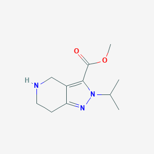 methyl 2-isopropyl-4,5,6,7-tetrahydro-2H-pyrazolo[4,3-c]pyridine-3-carboxylate