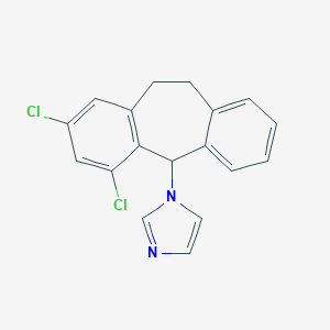 molecular formula C18H14Cl2N2 B148830 Eberconazole CAS No. 128326-82-9