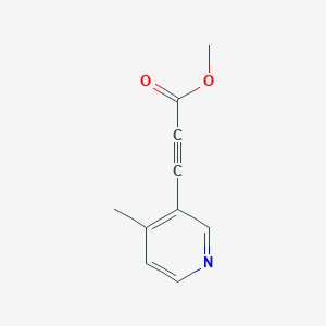 molecular formula C10H9NO2 B1488303 Methyl 3-(4-methylpyridin-3-yl)prop-2-ynoate CAS No. 1379285-62-7