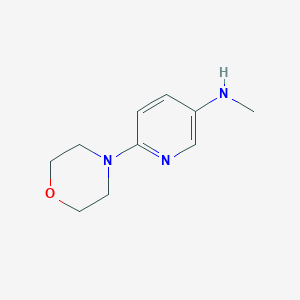 molecular formula C10H15N3O B1488332 N-methyl-6-(morpholin-4-yl)pyridin-3-amine CAS No. 1342739-63-2