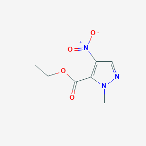 molecular formula C7H9N3O4 B1488342 Ethyl 1-methyl-4-nitro-1H-pyrazole-5-carboxylate CAS No. 400877-56-7