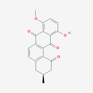 molecular formula C20H16O5 B148837 Hatomarubigin B CAS No. 139501-91-0