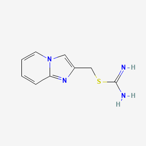 molecular formula C9H10N4S B14883878 Imidazo[1,2-a]pyridin-2-ylmethyl carbamimidothioate 