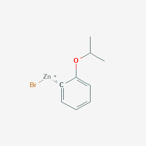molecular formula C9H11BrOZn B14884099 (2-Isopropoxyphenyl)Zinc bromide 