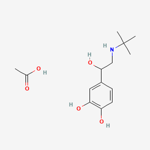 molecular formula C14H23NO5 B1488480 Colterol acetate CAS No. 10255-14-8