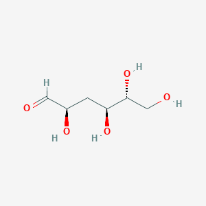 molecular formula C6H12O5 B014885 (2R,4S,5R)-2,4,5,6-tetrahydroxyhexanal CAS No. 2490-91-7