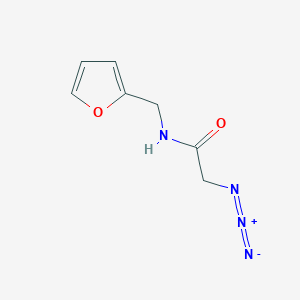 molecular formula C7H8N4O2 B1488526 2-azido-N-(2-furylmethyl)acetamide CAS No. 1211465-36-9