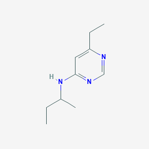 molecular formula C10H17N3 B1488542 N-(butan-2-yl)-6-ethylpyrimidin-4-amine CAS No. 1248204-59-2