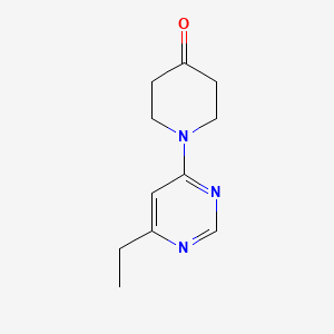 1-(6-Ethylpyrimidin-4-yl)piperidin-4-one