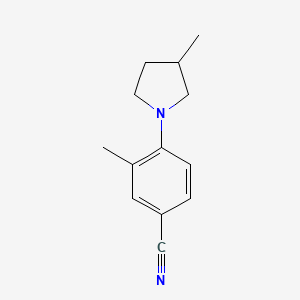 3-Methyl-4-(3-methylpyrrolidin-1-yl)benzonitrile
