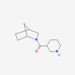 molecular formula C12H20N2O B1488556 2-(Piperidine-3-carbonyl)-2-azabicyclo[2.2.1]heptane CAS No. 1249741-43-2