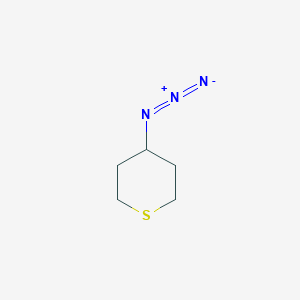 molecular formula C5H9N3S B1488558 4-azidotetrahydro-2H-thiopyran CAS No. 1881290-96-5