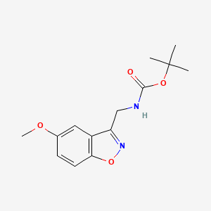 Tert-butyl ((5-methoxybenzo[d]isoxazol-3-yl)methyl)carbamate
