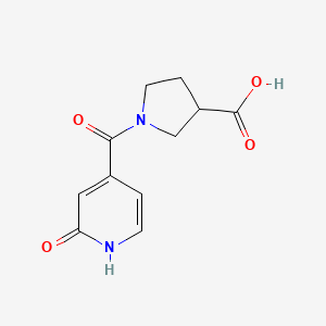 1-(2-Oxo-1,2-dihydropyridine-4-carbonyl)pyrrolidine-3-carboxylic acid