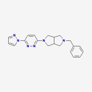 2-(6-(1H-pyrazol-1-yl)pyridazin-3-yl)-5-benzyloctahydropyrrolo[3,4-c]pyrrole