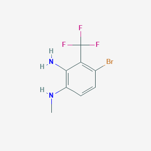 4-bromo-N1-methyl-3-(trifluoromethyl)benzene-1,2-diamine