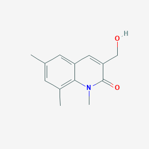 molecular formula C13H15NO2 B1488600 3-(hydroxymethyl)-1,6,8-trimethylquinolin-2(1H)-one CAS No. 2092561-39-0