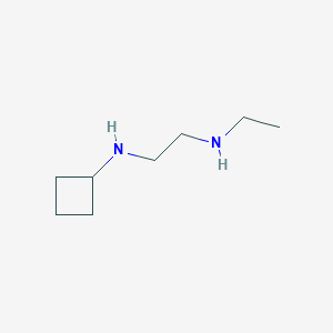 molecular formula C8H18N2 B1488676 N-[2-(ethylamino)ethyl]cyclobutanamine CAS No. 1249819-18-8