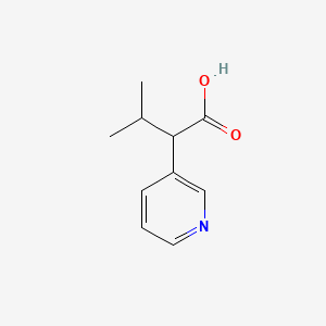 molecular formula C10H13NO2 B1488751 3-Methyl-2-(pyridin-3-yl)butanoic acid CAS No. 699527-72-5