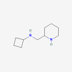 molecular formula C10H20N2 B1488766 N-(piperidin-2-ylmethyl)cyclobutanamine CAS No. 1248154-52-0