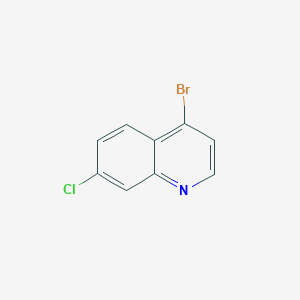 molecular formula C9H5BrClN B148882 4-Bromo-7-chloroquinoline CAS No. 98519-65-4