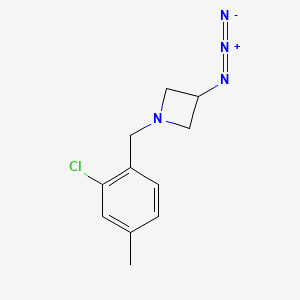 3-Azido-1-(2-chloro-4-methylbenzyl)azetidine