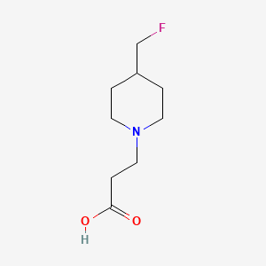 3-(4-(Fluoromethyl)piperidin-1-yl)propanoic acid
