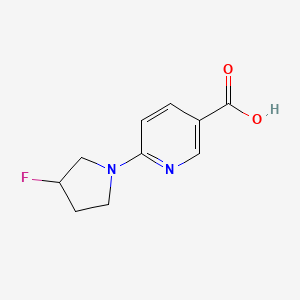 6-(3-Fluoropyrrolidin-1-yl)nicotinic acid