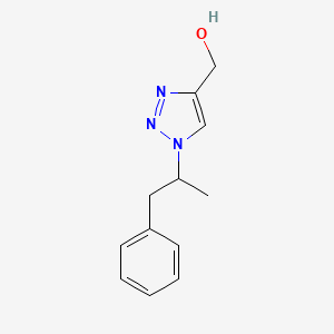 molecular formula C12H15N3O B1488846 (1-(1-phenylpropan-2-yl)-1H-1,2,3-triazol-4-yl)methanol CAS No. 2097981-40-1