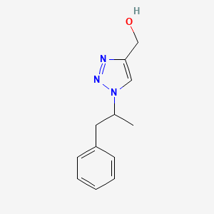 (1-(1-phenylpropan-2-yl)-1H-1,2,3-triazol-4-yl)methanol