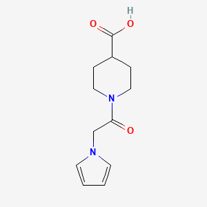 1-(2-(1H-pyrrol-1-yl)acetyl)piperidine-4-carboxylic acid