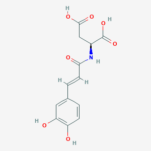 molecular formula C13H13NO7 B148886 N-Caffeoyl-L-aspartic acid CAS No. 860295-20-1