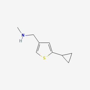 1-(5-cyclopropylthiophen-3-yl)-N-methylmethanamine