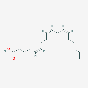 molecular formula C18H30O2 B148895 Pinolenic acid CAS No. 16833-54-8