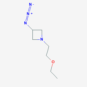 molecular formula C7H14N4O B1488989 3-Azido-1-(2-ethoxyethyl)azetidine CAS No. 2098122-21-3