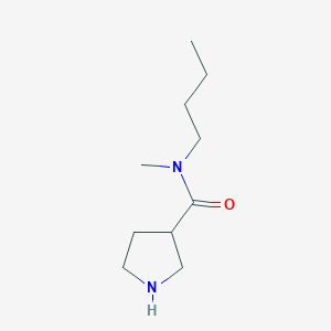 B1489026 N-butyl-N-methylpyrrolidine-3-carboxamide CAS No. 1310296-13-9