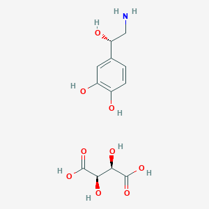 molecular formula C12H17NO9 B148905 d-去甲肾上腺素酒石酸盐 CAS No. 636-88-4