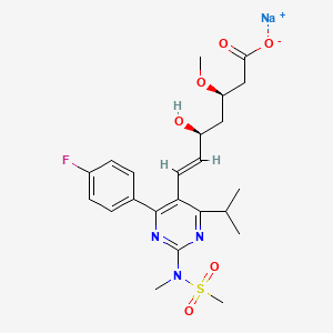 molecular formula C23H29FN3NaO6S B14890504 Sodium (3R,5S,E)-7-(4-(4-fluorophenyl)-6-isopropyl-2-(N-methylmethylsulfonamido)pyrimidin-5-yl)-5-hydroxy-3-methoxyhept-6-enoate 