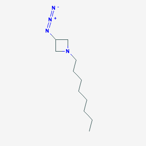 molecular formula C11H22N4 B1489087 3-Azido-1-octylazetidine CAS No. 2097977-14-3