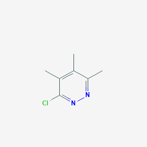molecular formula C7H9ClN2 B1489153 3-Chloro-4,5,6-trimethylpyridazine CAS No. 36161-54-3
